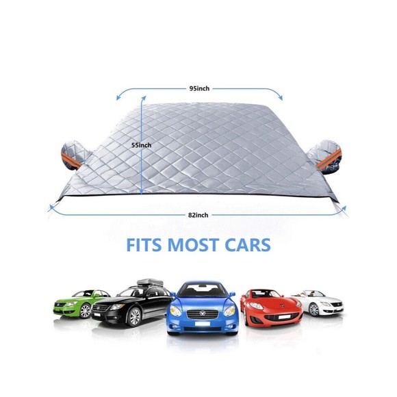 Car Windshield Snow Cover Ice Cover Waterproof Sunshade Universal Fit Most Car - Picture 1 of 7